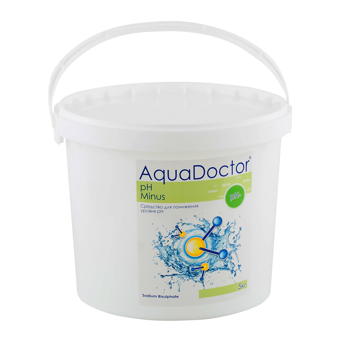 Средство для понижения уровня РН воды бассейна - РН минус гранулированный AquaDOCTOR, 5 кг.